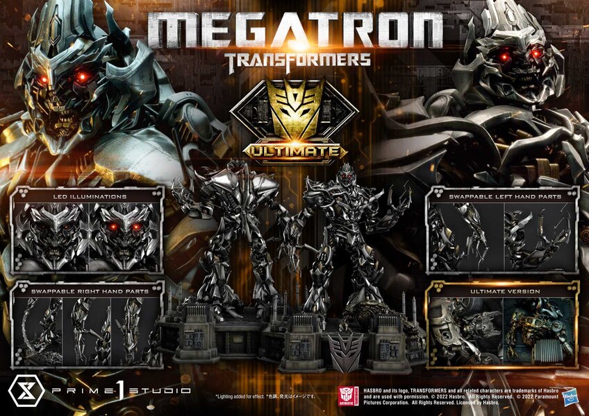 Prime 1 Studio MMTFM 34UTS 2007 Megatron Ultimate Bonus Version Official Image  (120 of 153)